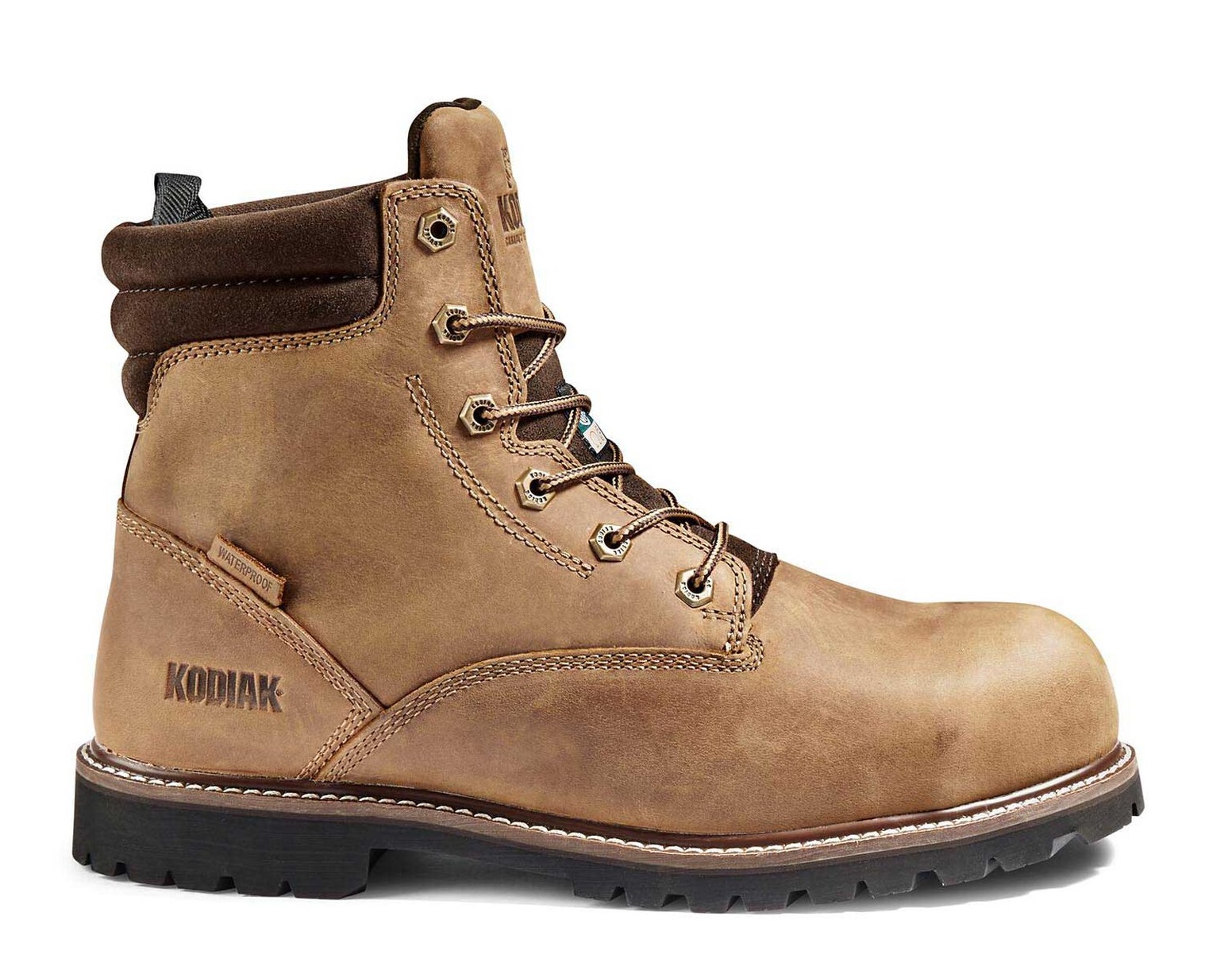 Men's Kodiak McKinney 6" Waterproof Composite Toe-Brown