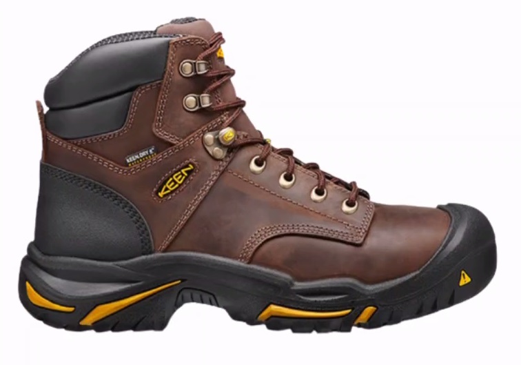 Men's KEEN Utility Mt. Vernon 6" Waterproof American Built Steel Toe-Cascade Brown
