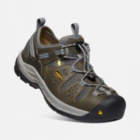 Men's KEEN Utility Atlanta Cool II ESD Steel Toe-Gargoyle/Midnight Navy