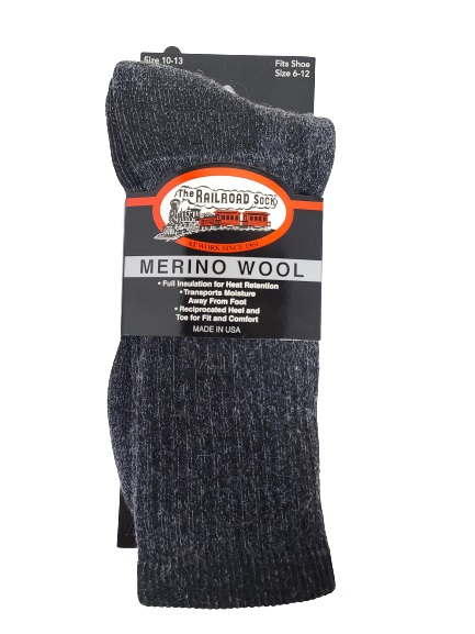 Men's Railroad Insulated Merino Wool Boot Socks