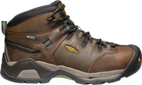 Men's KEEN Utility Detroit XT Mid Waterproof Steel Toe - Cascade Brown/Bronze Green