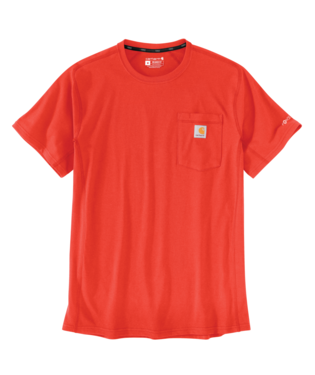 Men's Carhartt Force Relaxed Fit T-Shirt - Cherry Tomato