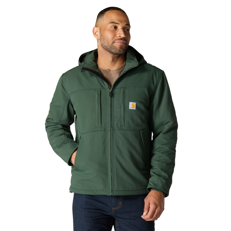 1*K様 Carhartt ダークグリーン フード付きジャケット Carhartt Super Dux Insulated Jacket - Green