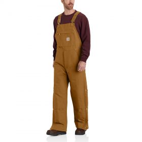 Men's Carhartt Insulated Duck Zip-To-Thigh Bib Overalls
