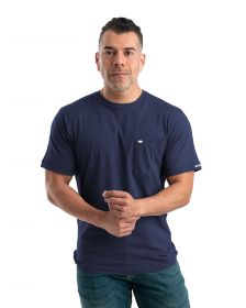 Men's Berne Lightweight Performance Short Sleeve Tee- Navy