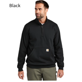 Carhartt® Midweight 1/4-Zip Mock Neck Sweatshirt