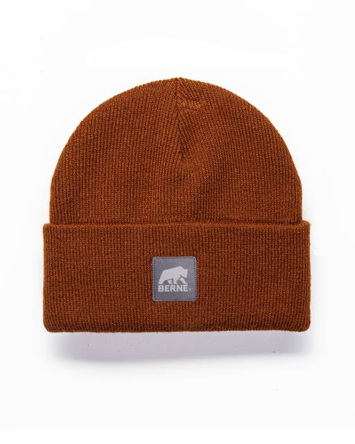 Berne Knit Cuff Cap-Brown