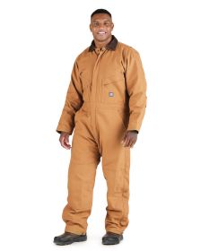 Men's Berne Deluxe Duck Insulated Coverall-Brown