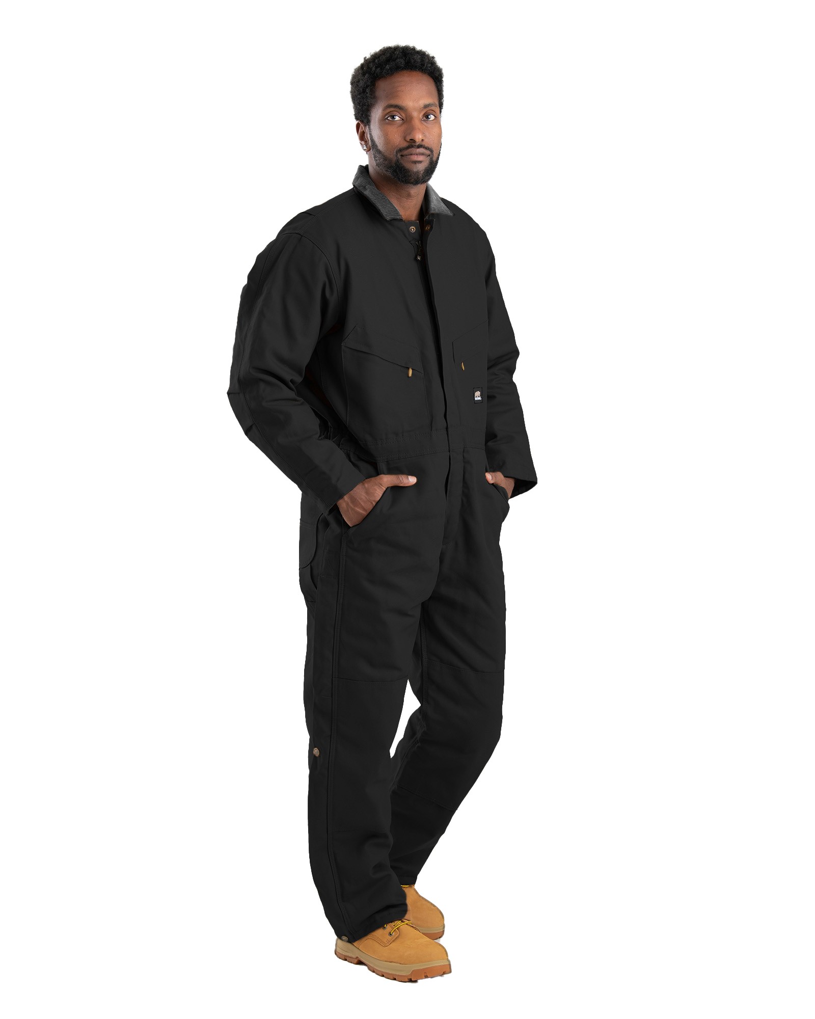 Men's Berne Deluxe Duck Insulated Coverall-Black