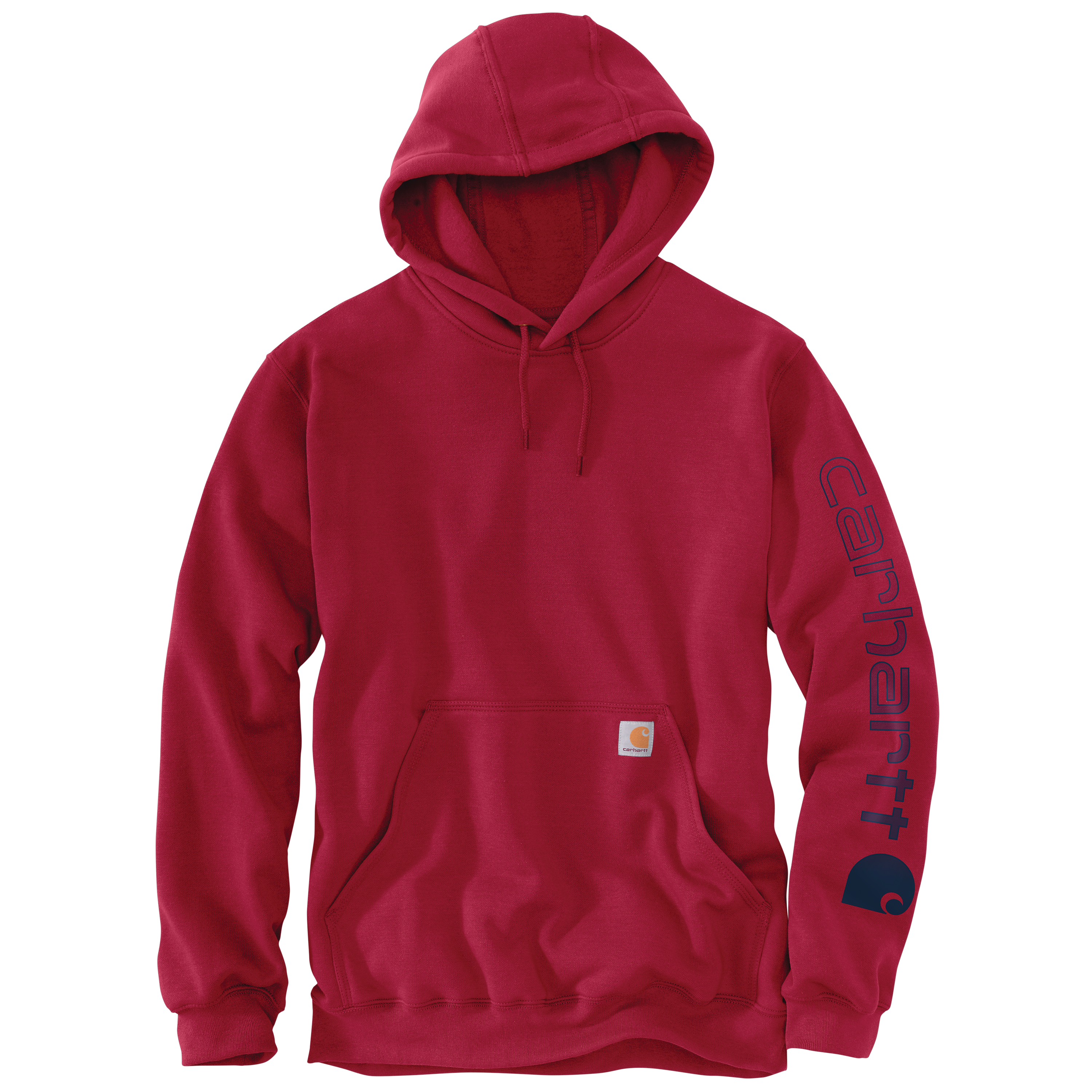 Carhartt Midweight Signature Sleeve Logo Hoodie - Industry Red