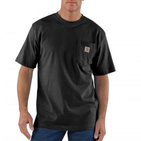 Men's Carhartt Workwear Pocket Short-Sleeve T-Shirt - Black