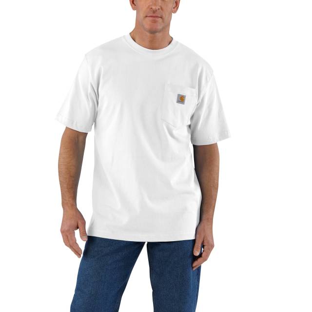 Carhartt Short Sleeve Pocket T-shirt - White