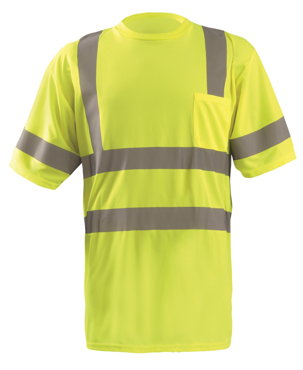Men's Occunomix Class 3 High Visibility Wicking Birdseye T-Shirt