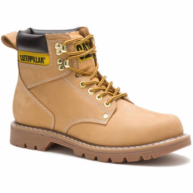 Men's CAT Second Shift Honey Welt 6" - Soft Toe