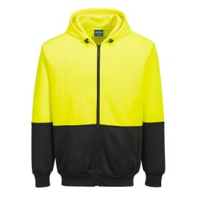 Portwest Hi-Vis Two Tone Zip Hoodie