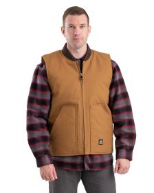Men's Berne Duck Workman's Vest Brown
