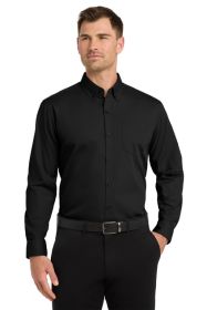 Men's Port Authority Essential Style Long Sleeve Carefree Poplin Shirt