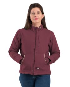 Women's Berne Sherpa Lined Soft Duck Jacket - Maroon