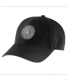 Carhartt Canvas Built to Last Patch Cap- Black