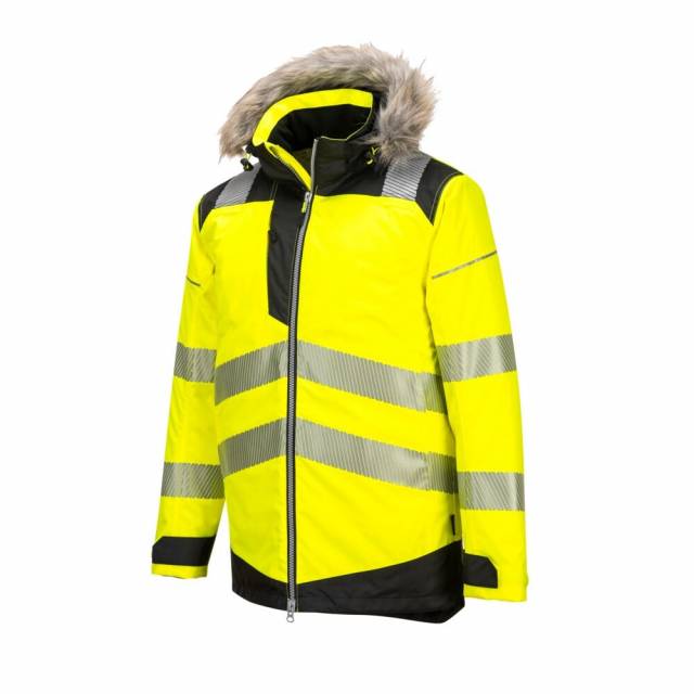 Portwest PW3 Hi-Vis Winter Parka Jacket