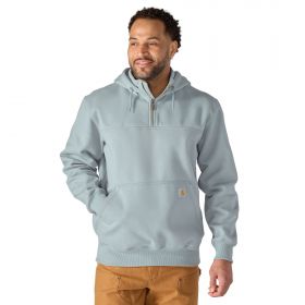 Carhartt Rain Defender Loose-Fit Heavyweight Quarter-Zip Hoodie Blue Cove