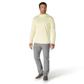 Men's Carhartt Force Sun Defender Relaxed Logo Hoodie - Celestial Yellow
