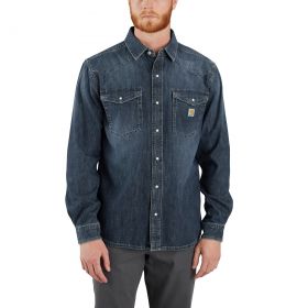 Men's Carhartt Montana Denim Relaxed Long Sleeve Shirt