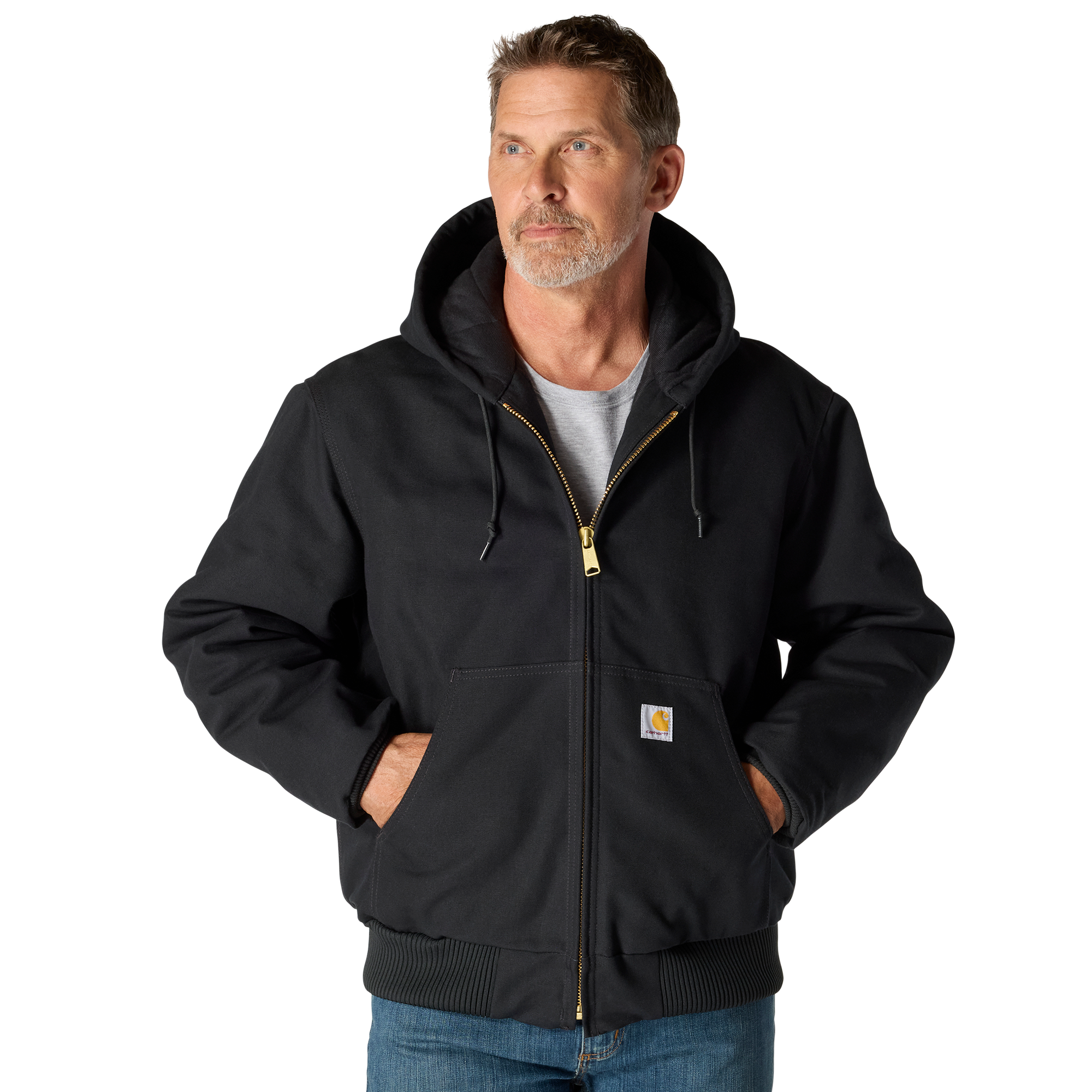 Men's Carhartt Quilted Flannel-Lined Duck Active Jacket