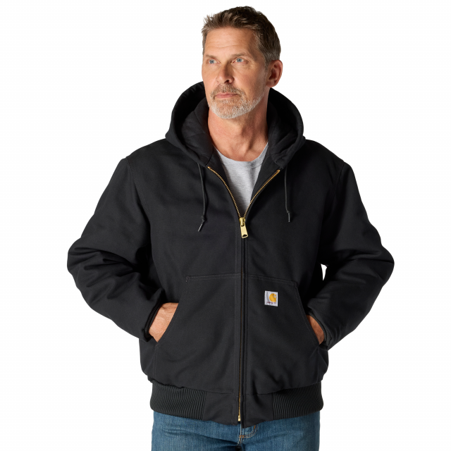 Men's Carhartt Quilted Flannel-Lined Duck Active Jacket