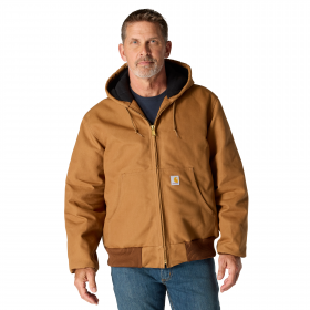 Men's Carhartt Quilted Flannel-Lined Duck Active Jacket