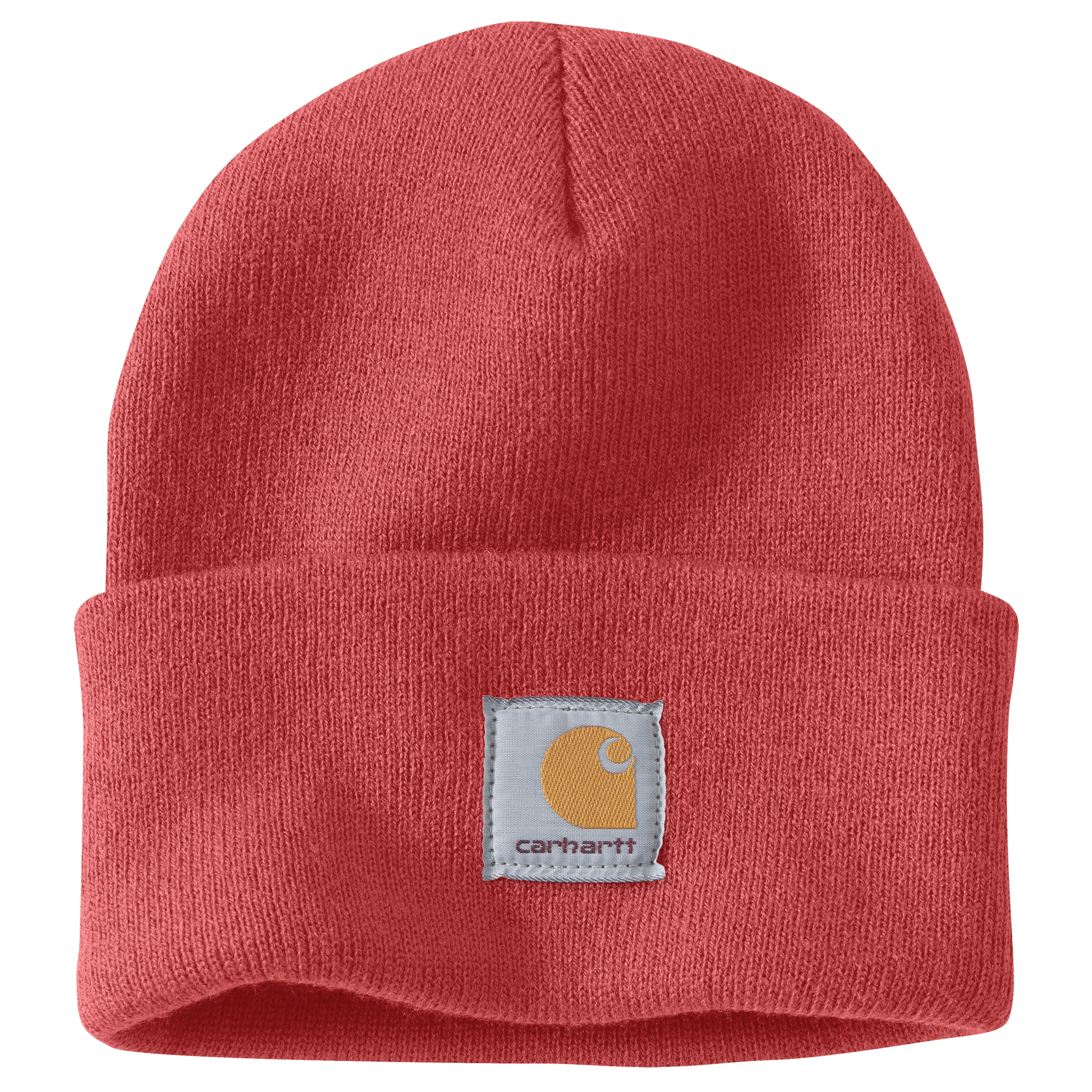 Carhartt Knit Watch Hat - Deep Fire Coral