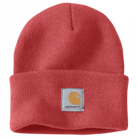 Carhartt Knit Watch Hat - Deep Fire Coral
