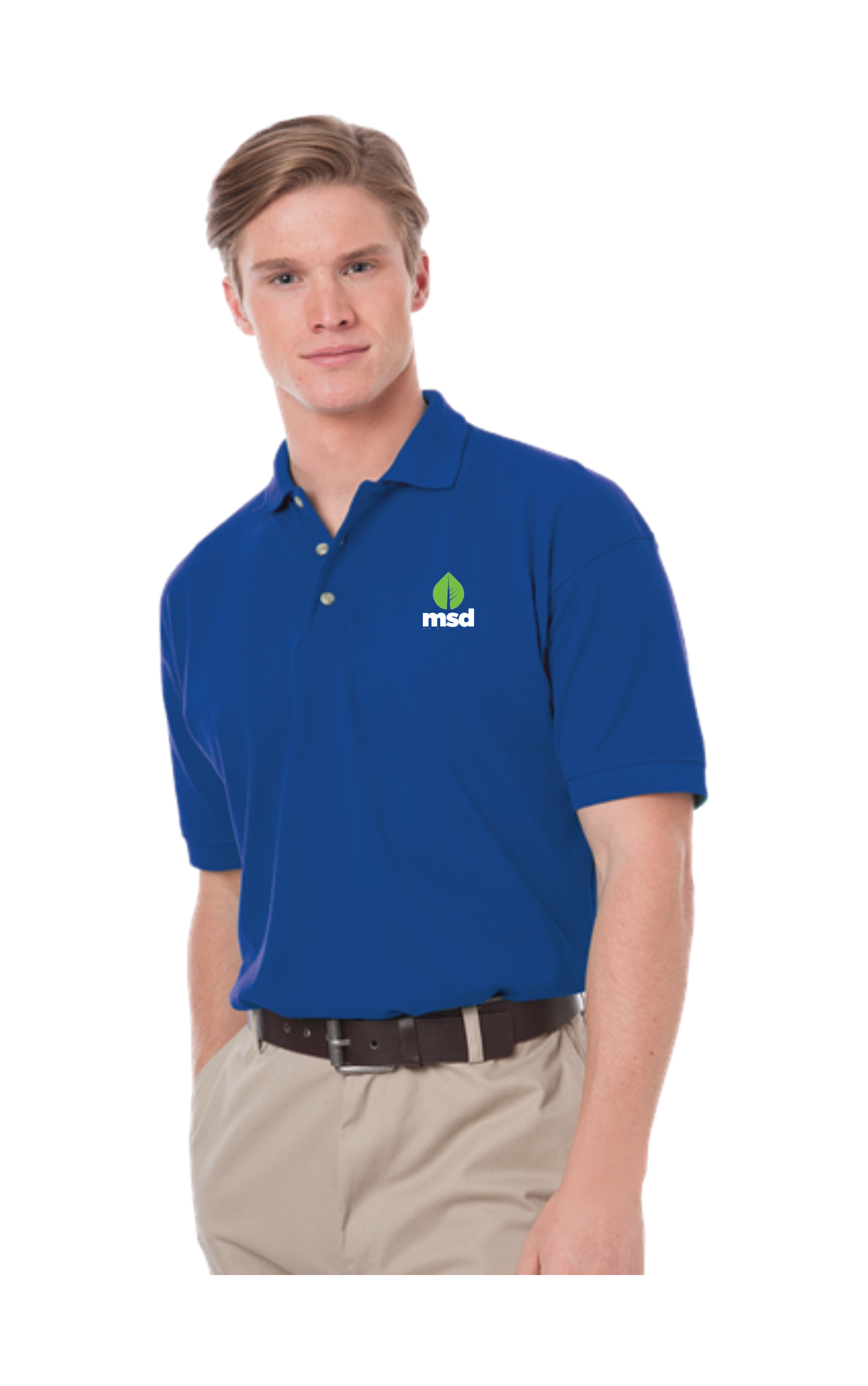 Blue Generation Cotton Pique Polo