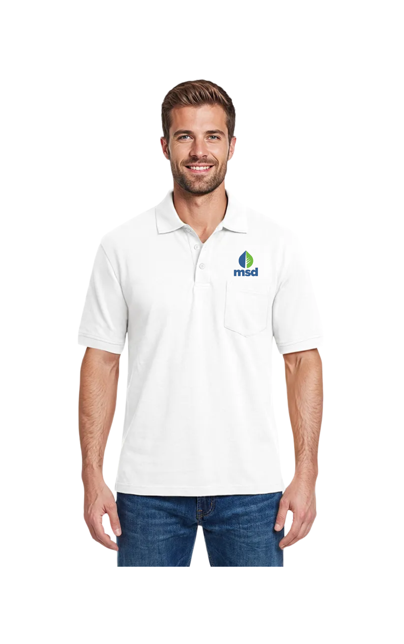 Blue Generation Adult Soft Touch Short Sleeve Pocket Polo