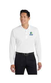 Port Authority Silk Touch Long Sleeve Polo