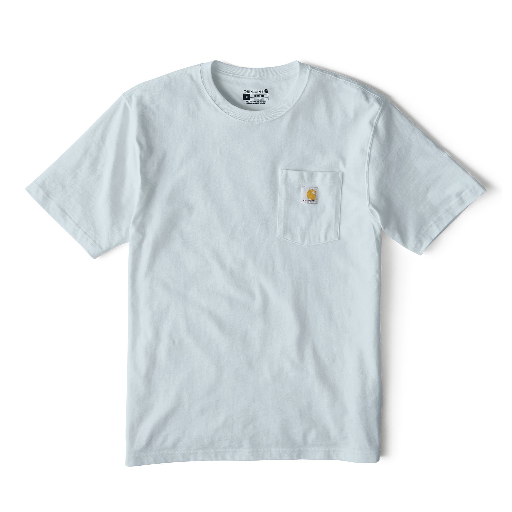 Carhartt Short Sleeve Pocket T-shirt - Early Fog