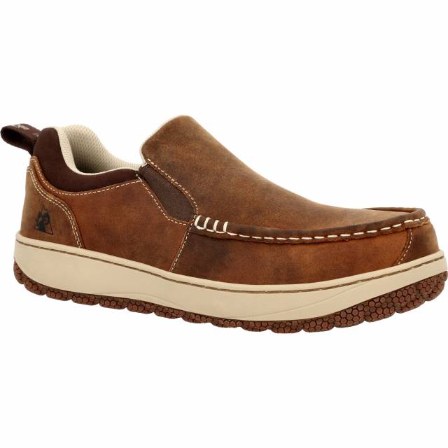 Rocky Dry-Strike SRX Composite Toe Work Shoe - Brown