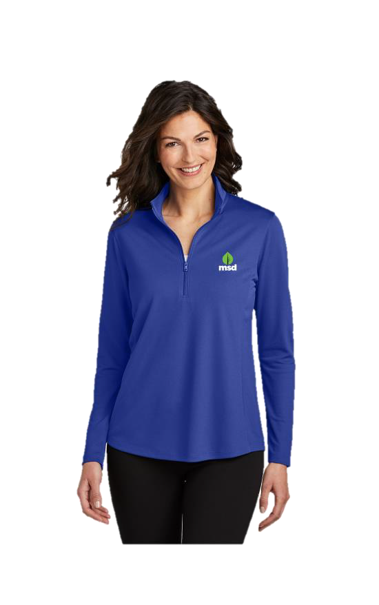 Women's Port Authority Dry Zone UV Micro-Mesh 1/4-Zip