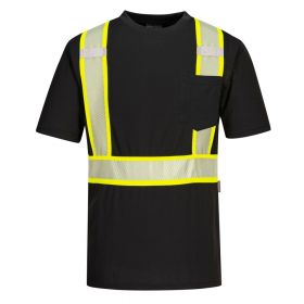 Portwest Iona Plus Enhanced T-Shirt - Black