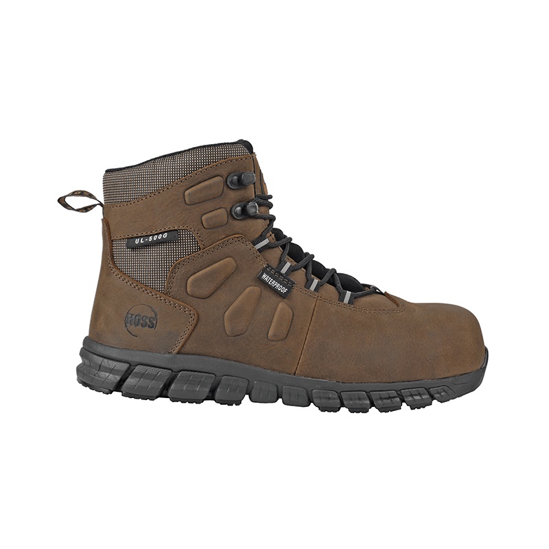 Men's Hoss Tikaboo-UL 6" Waterproof Composite Toe- Brown