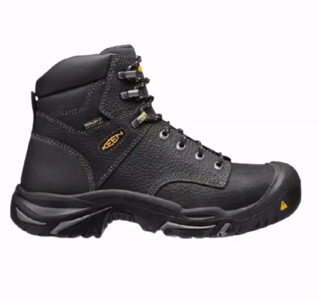 Men's KEEN Utility Mt. Vernon 6" Waterproof American Built Steel Toe-Black