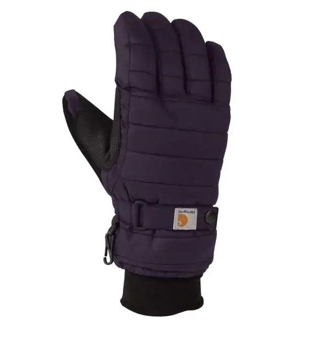 Women's Carhartt Quilts Insulated Waterproof Glove-Bright Lavender