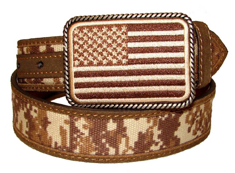 ariat camo belt
