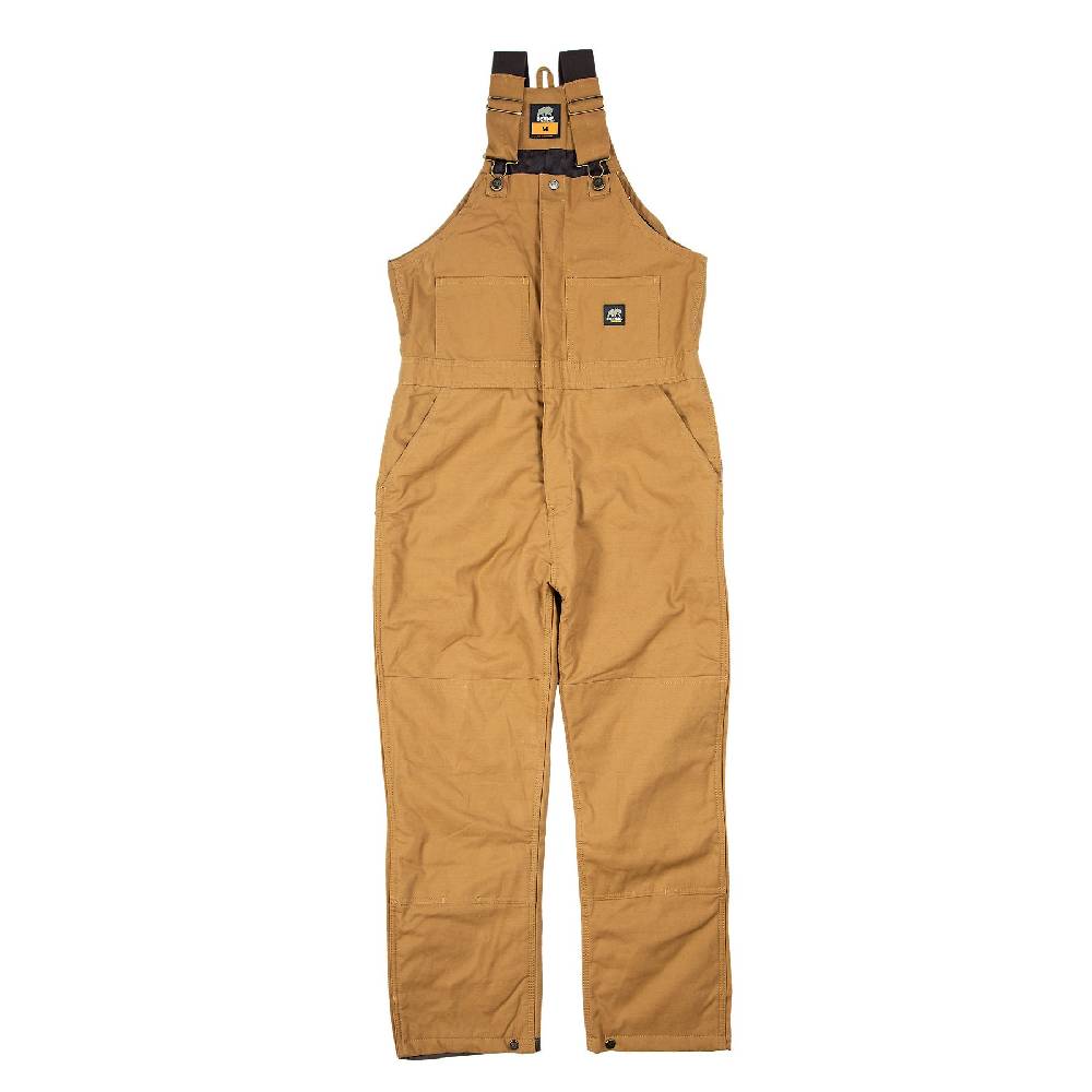men s berne deluxe insulated bib overall brown berne insulated bibs size chart