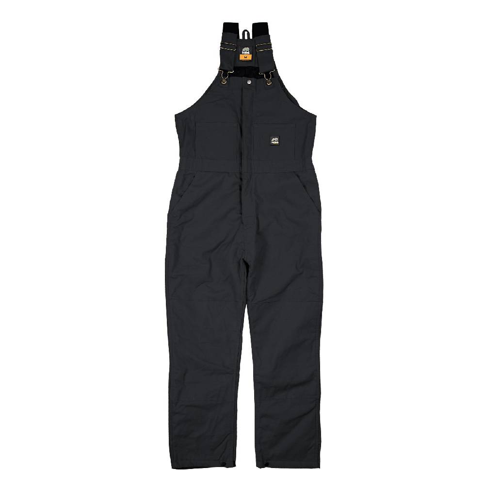Men's Berne Heritage Insulated Bib Overall-Black