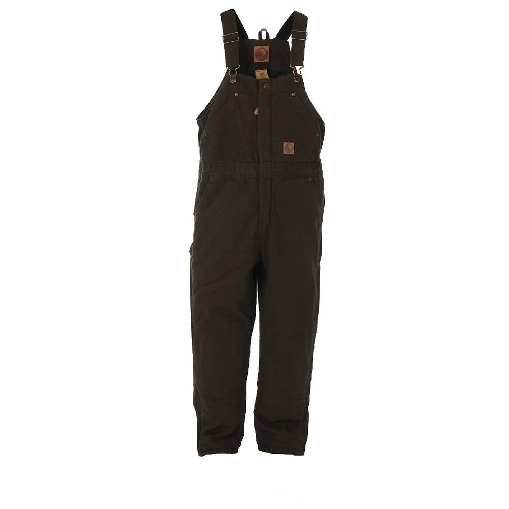 Kids' Berne Softstone Insulated Bib Overall-Bark