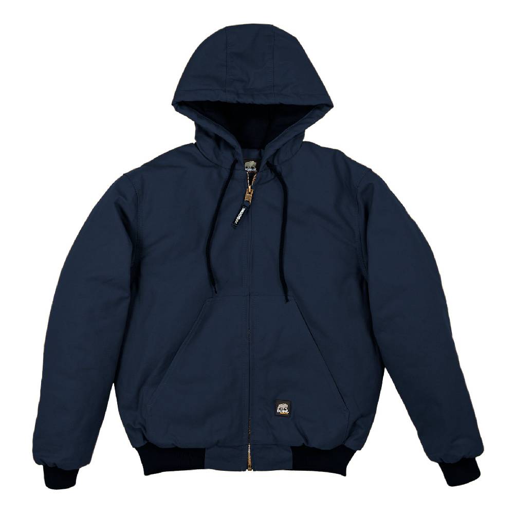 mens navy hooded jacket