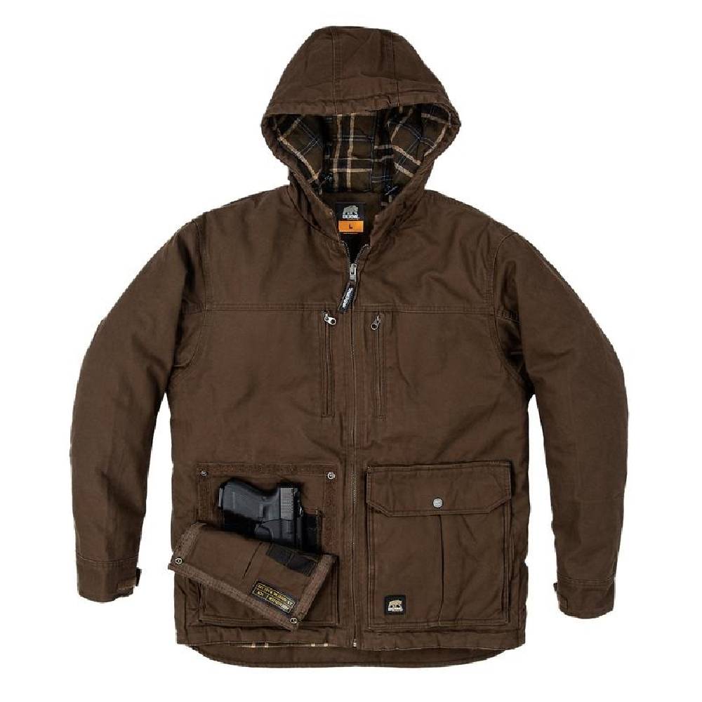 Men's Berne Echo One One Conceal Carry Jacket-Bark