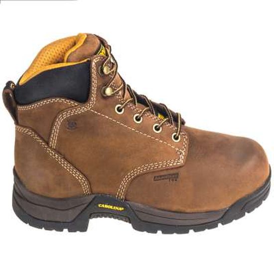 Women's Carolina 5" Raleigh Aluminum Toe Met Guard- Brown