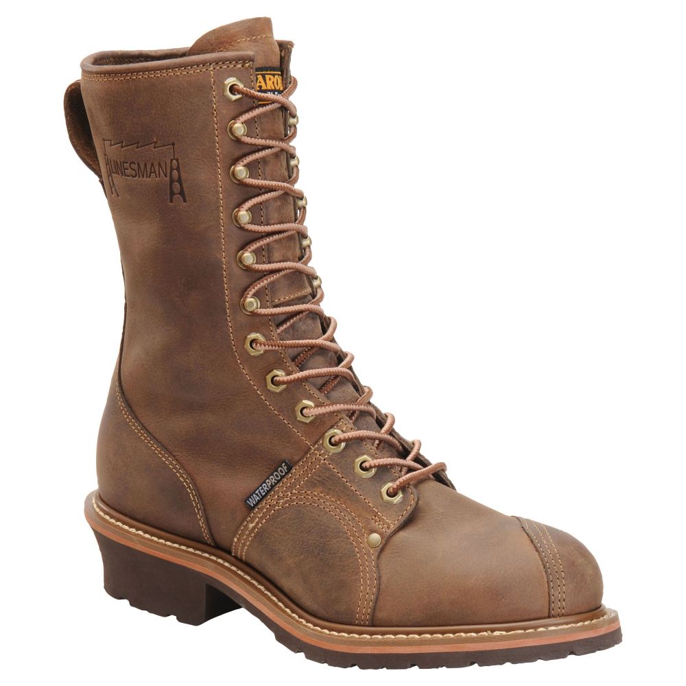 Men's Carolina Linesman 10" Waterproof Soft Toe-Cork Harness